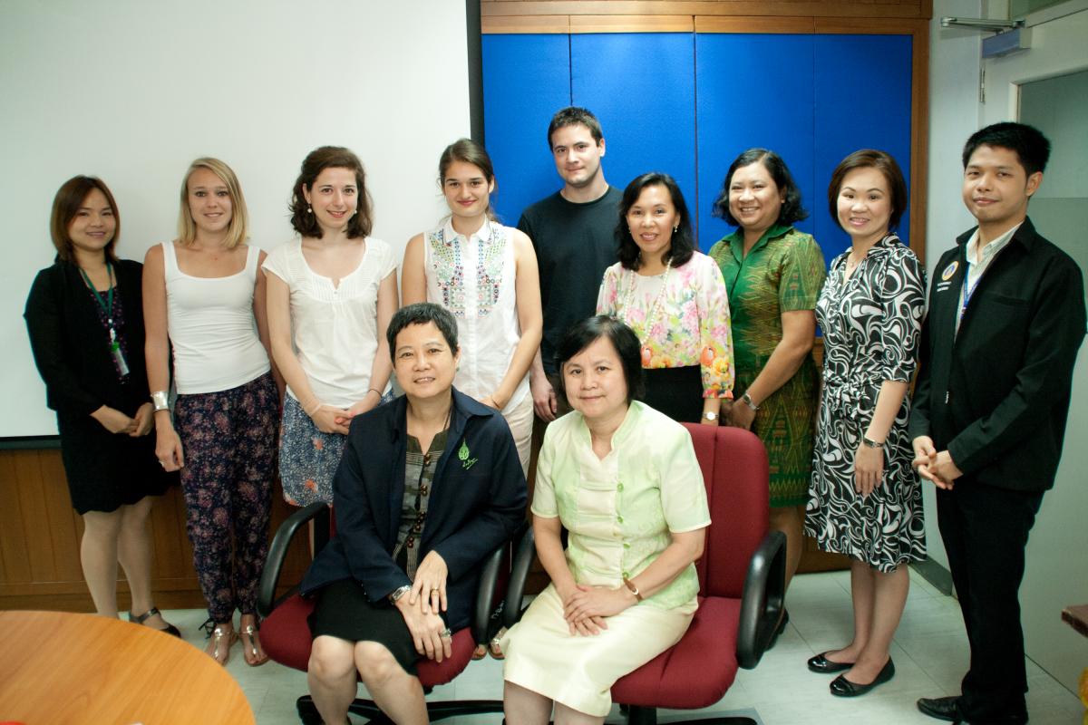 ฝึกอบรมนักศึกษาจาก Paris Descartes University