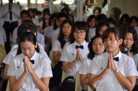 ทำบุญไหว้ครู ช่วงเช้า