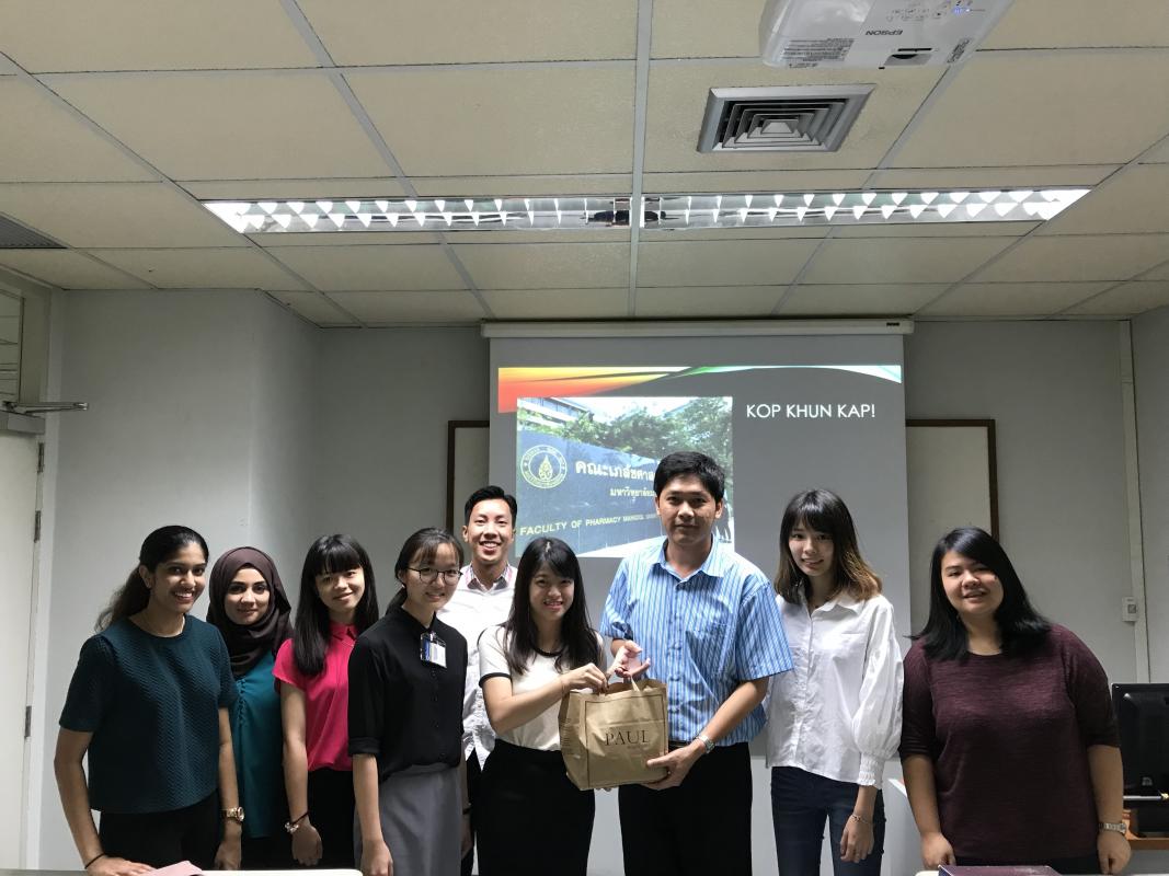 Exit Presentation of Taylor students