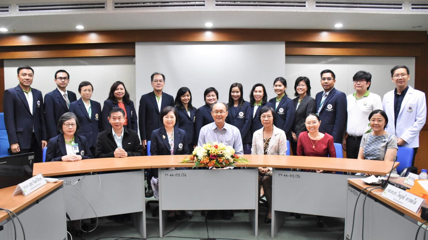 คณะอนุกรรมการประเมินสถาบันและหลักสูตรเภสัชศาสตร์สภาเภสัชกรรม เข้าเยี่ยมประเมินคณะ