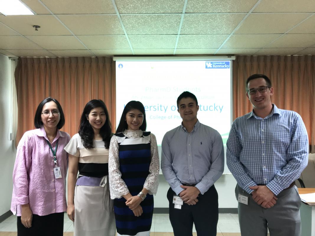 PharmD students from University of Kentucky 2018