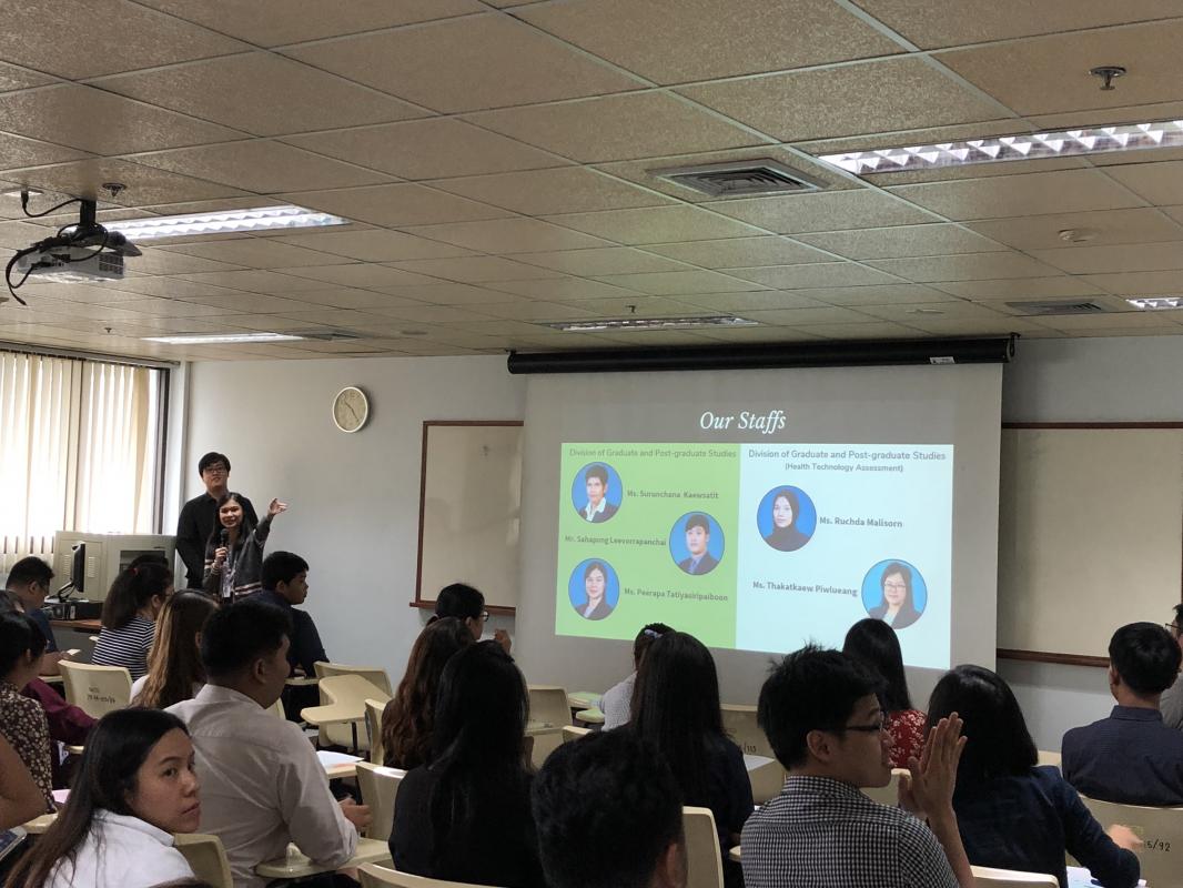 ปฐมนิเทศนักศึกษาระดับบัณฑิตศึกษา ประจำปี 2561