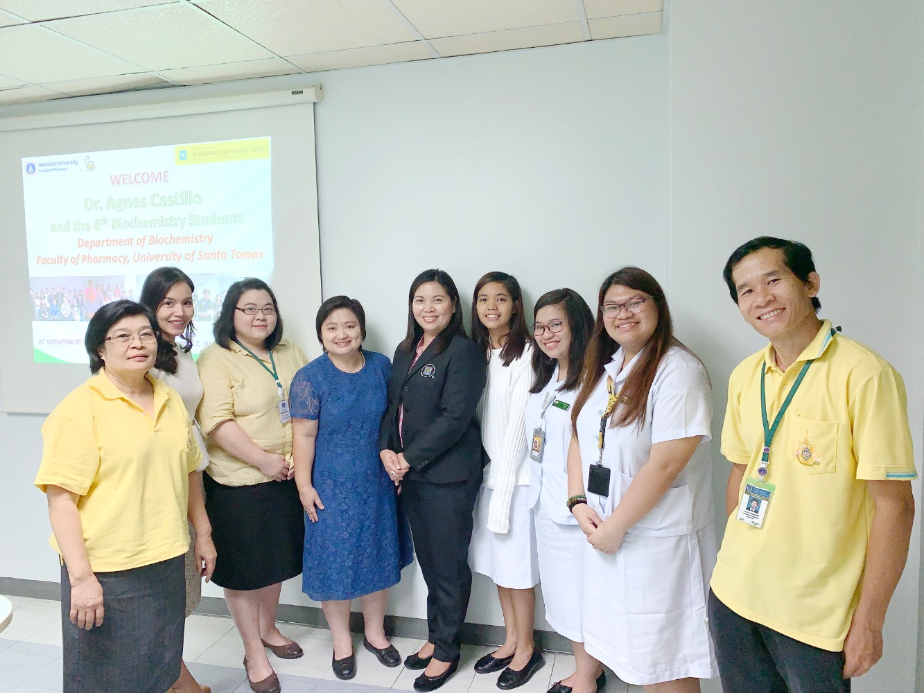 Visit of UST Faculty of Pharmacy