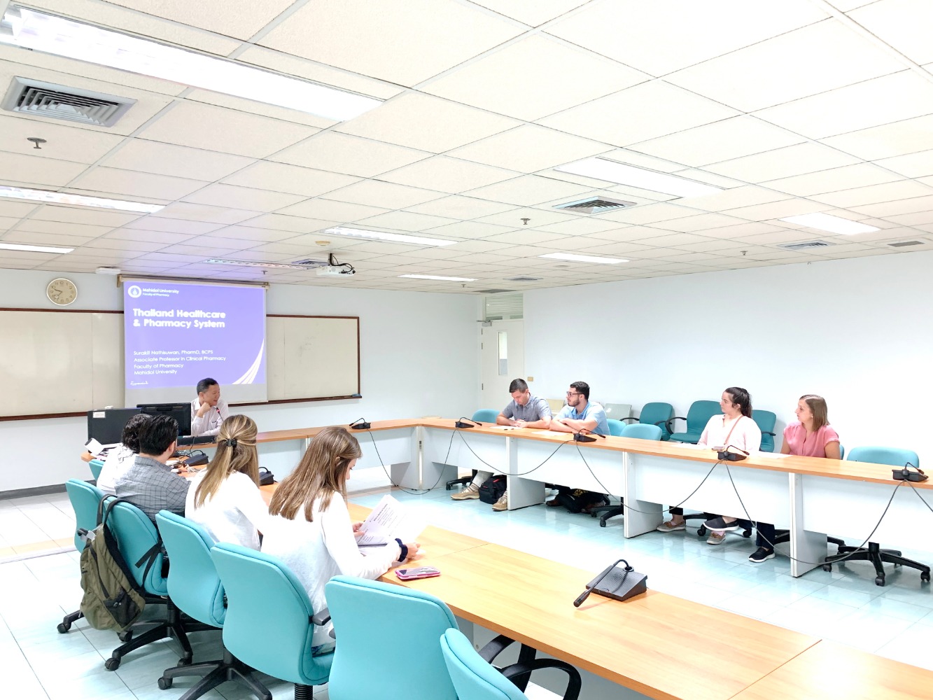 Visitors from the University of New England