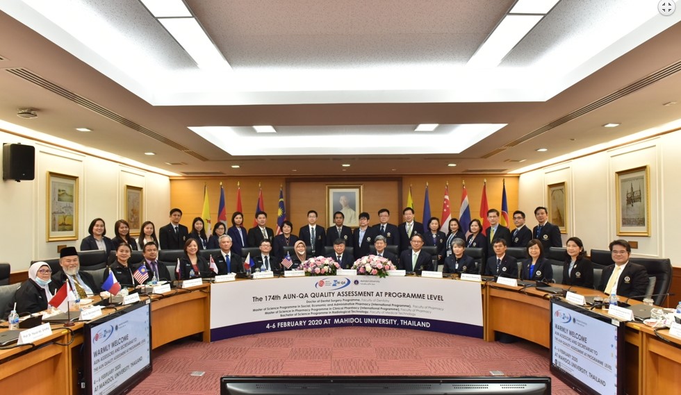 การรายงานผลการตรวจประเมินคุณภาพการศึกษาระดับหลักสูตรตามเกณฑ์ AUN – QA ระดับอาเซียน ครั้งที่ 174