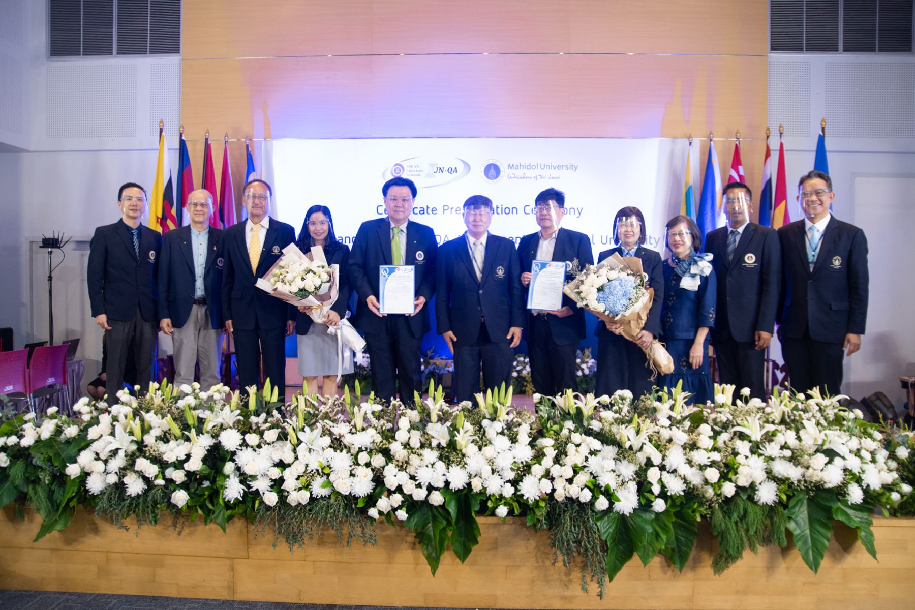 Certificate Presentation Ceremony for AUN-QA Assessment