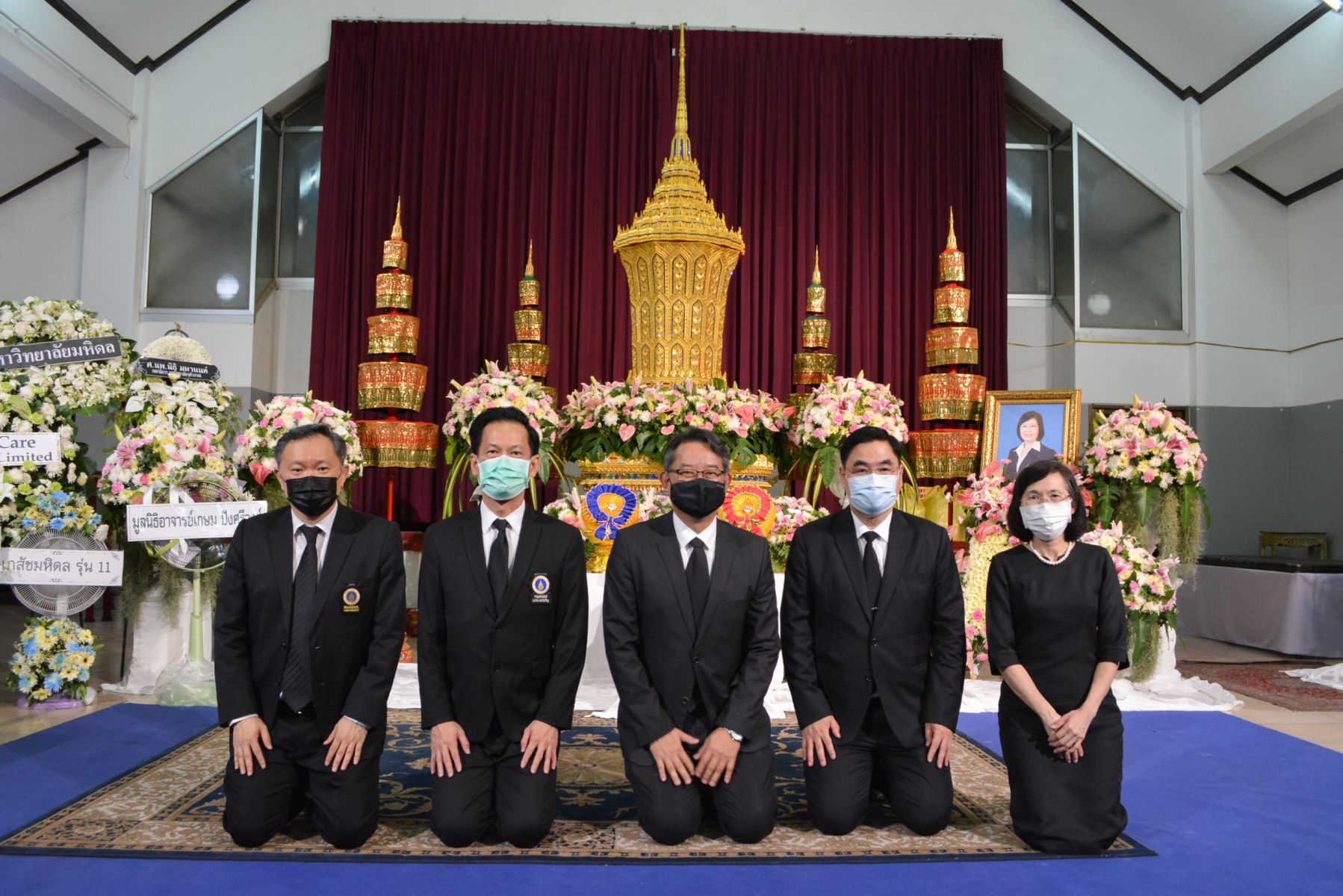 พิธีสวดพระอภิธรรม รศ.ภญ.สุวัฒนา จุฬาวัฒนทล ณ วันที่ 9 เมษายน พ.ศ. 2564
