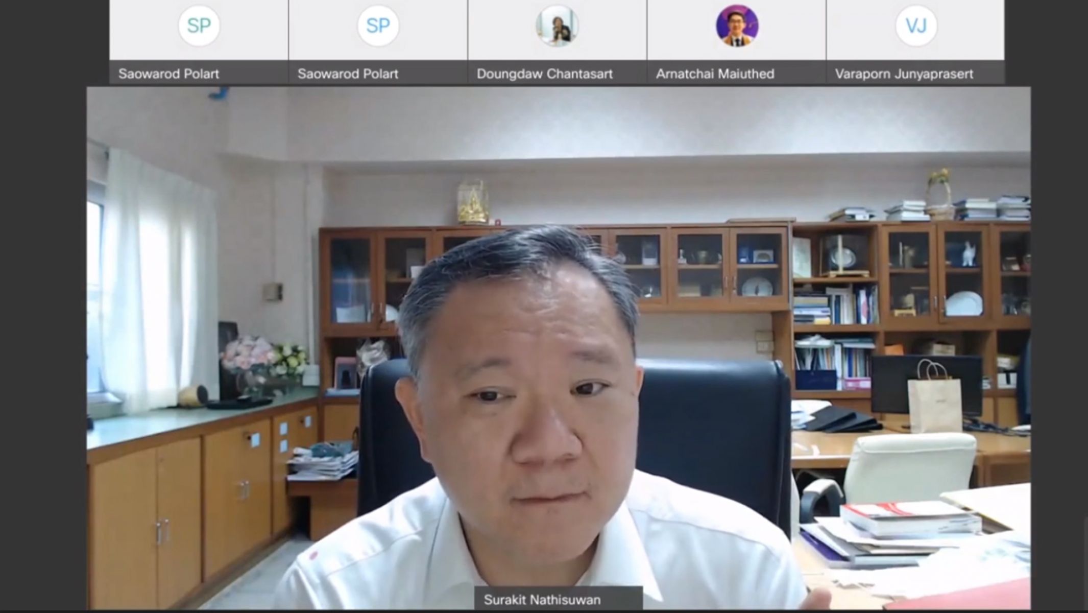 ประชุมกลุ่มวิจัย Aging Society Research Cluster 
