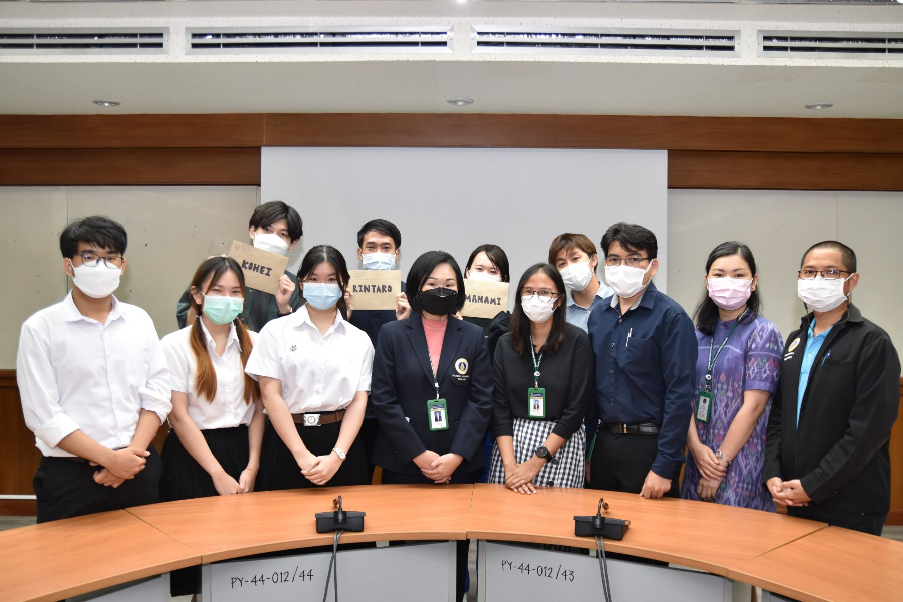 Exit Presentation of Kyushu Students