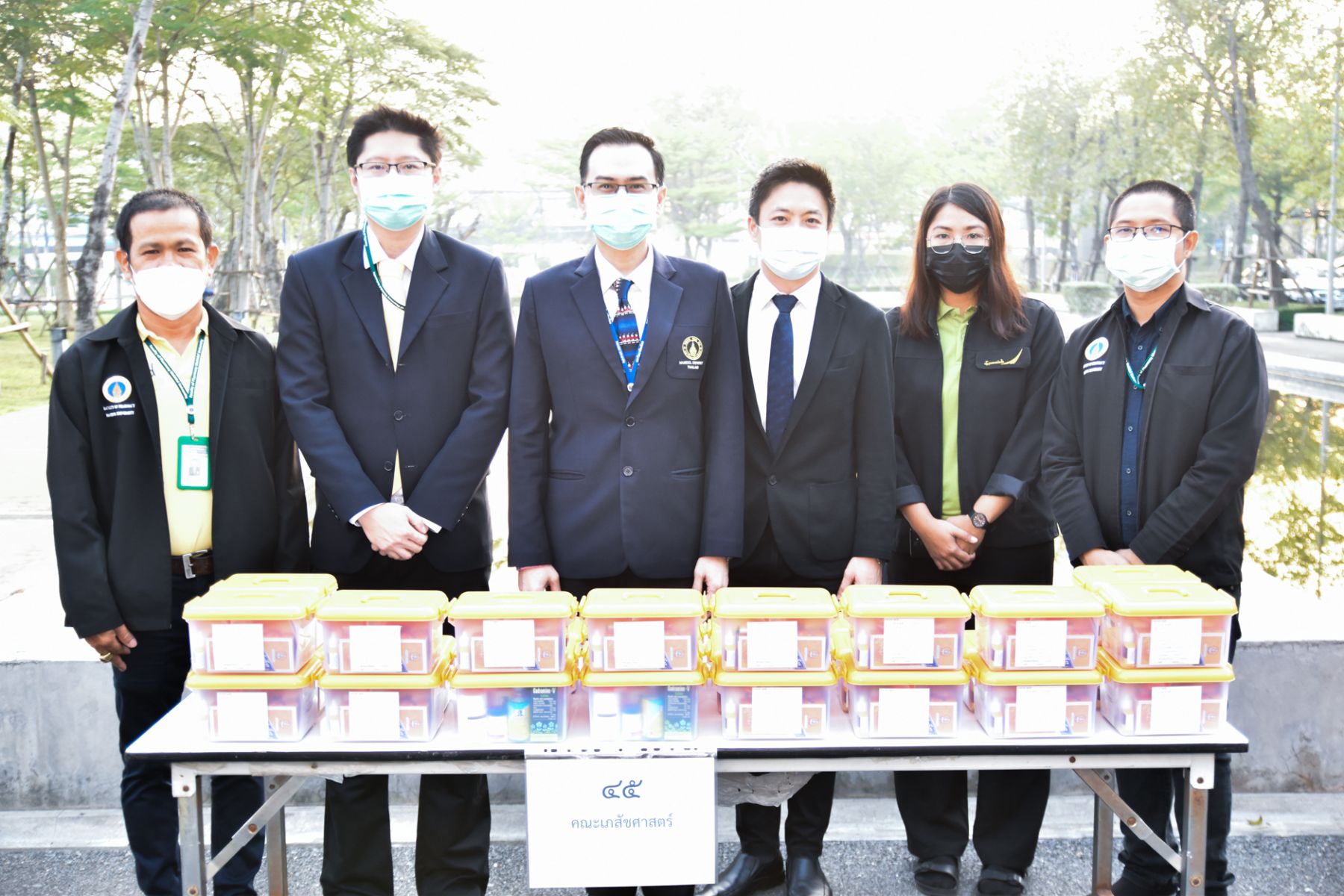 เภสัชมหิดลร่วมพิธีทำบุญตักบาตร เนื่องในวาระดิถีขึ้นปีใหม่ ประจำปี พ.ศ. 2566