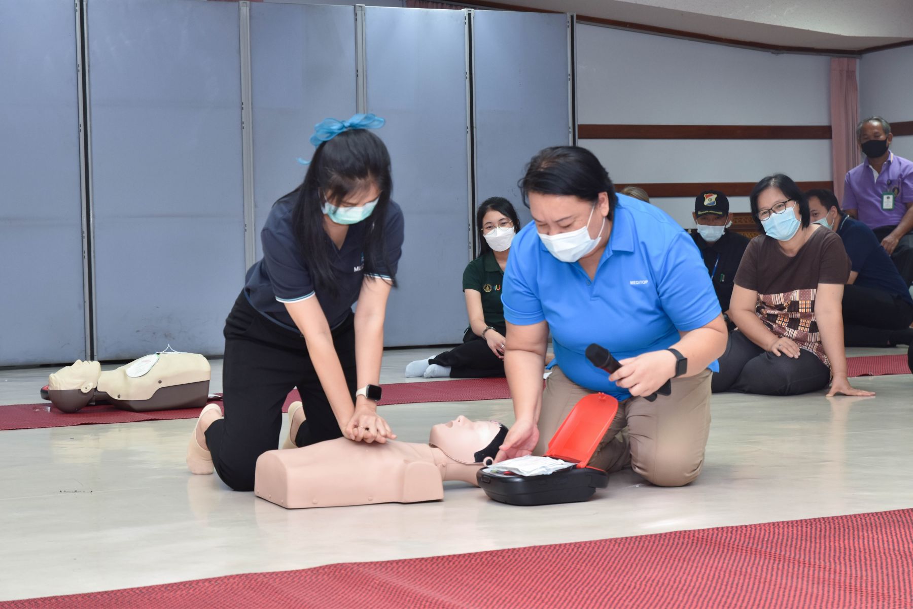 โครงการฝึกอบรมการปฐมพยาบาลเบื้องต้น และการช่วยชีวิตขั้นพื้นฐาน ประจำปี 2566