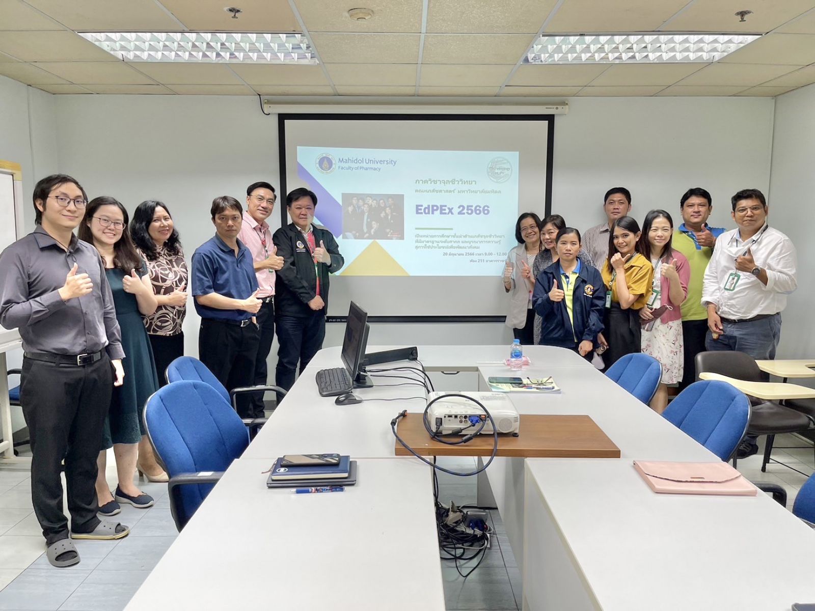 หน่วยพัฒนาคุณภาพจัดกิจกรรมเยี่ยมสำรวจ EdPEx ภาควิชาจุลชีววิทยา