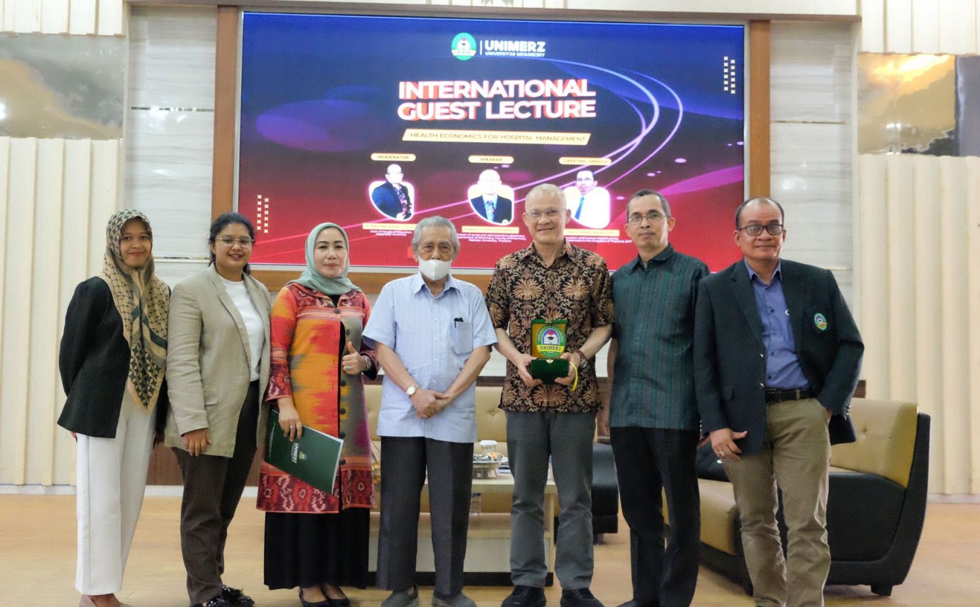Dr. Arthorn as a visiting professor in Indonesia on June 28