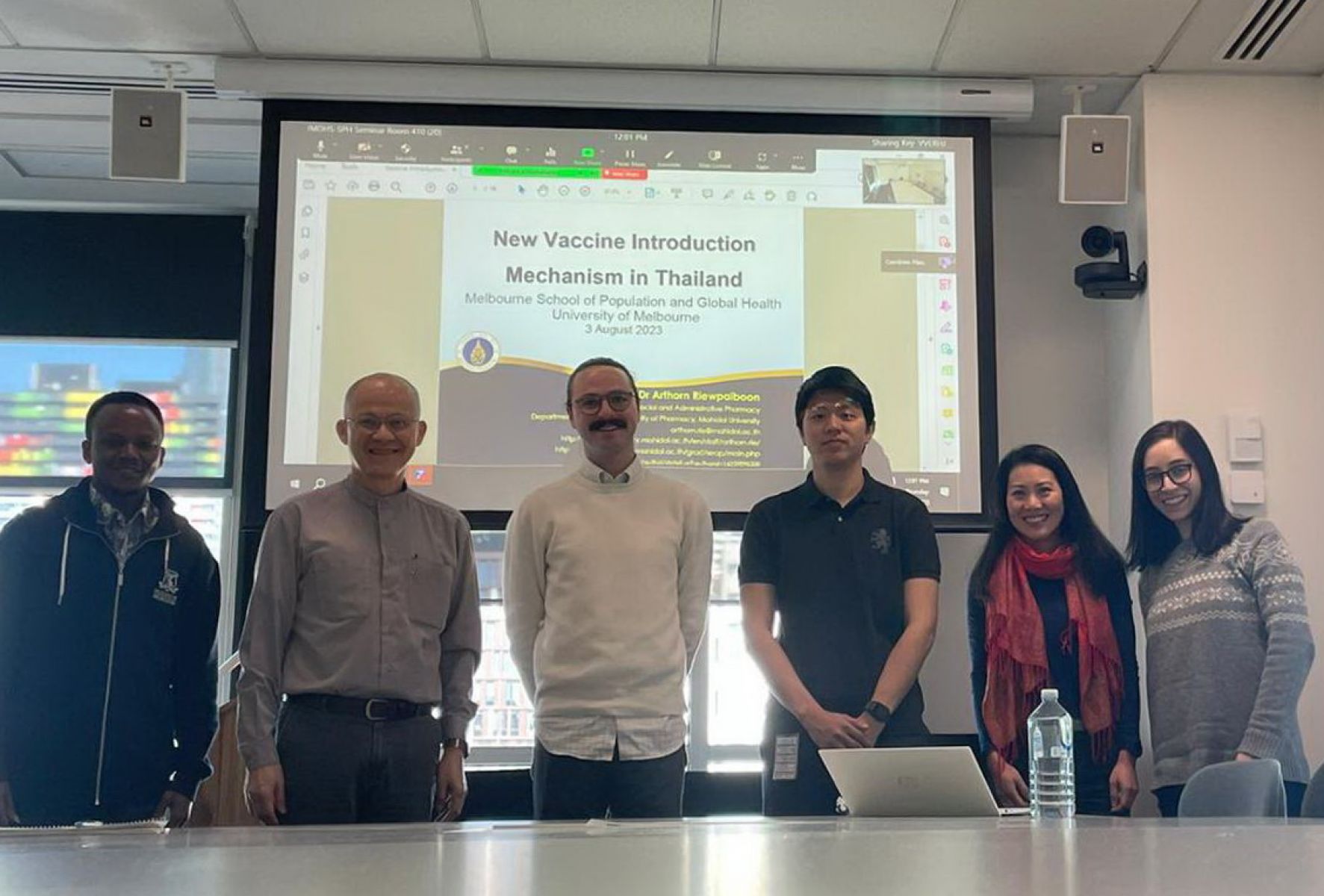 สัมมนาของ Center for Health Policy, University of Melbourne 