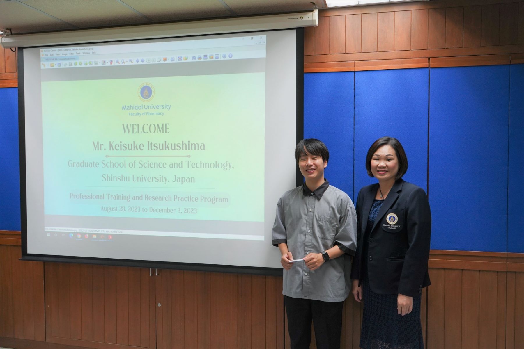 ปฐมนิเทศ นศ. จาก Shinshu University