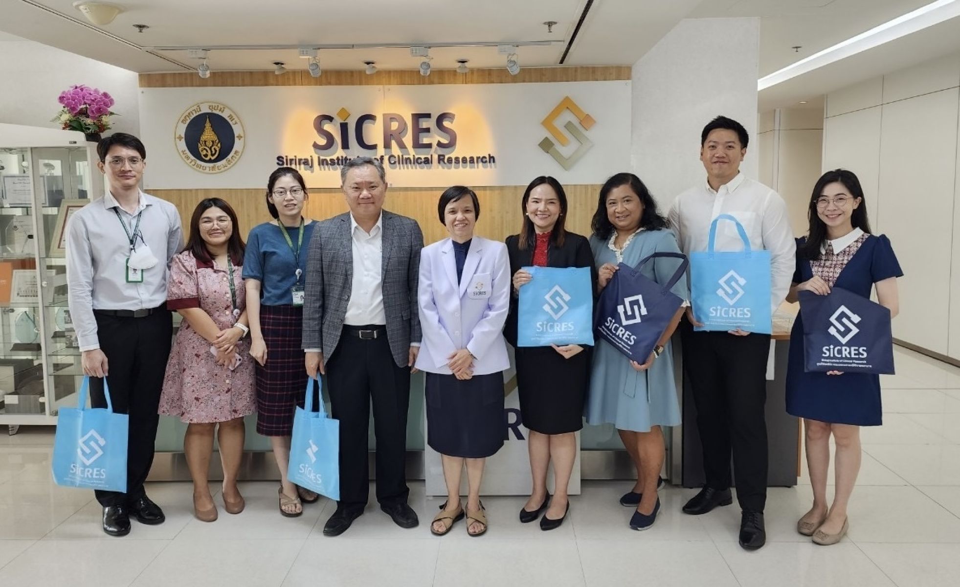 ประชุมร่วมกับ SICRES เพื่อวางแผนงานวิจัยทางคลินิกของสมุนไพรในโครงการ น่าน แซนด์บ๊อกซ์