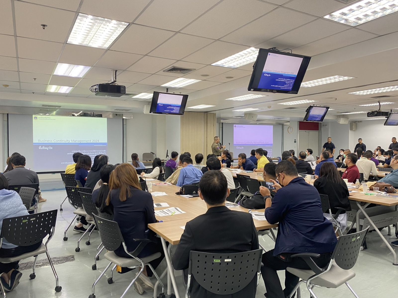 เภสัชมหิดลเข้าร่วมประชุม แผนการบริหารความต่อเนื่องในการดำเนินงาน (BCP) ระดับพื้นที่พญาไท ปีงบประมาณ 2567