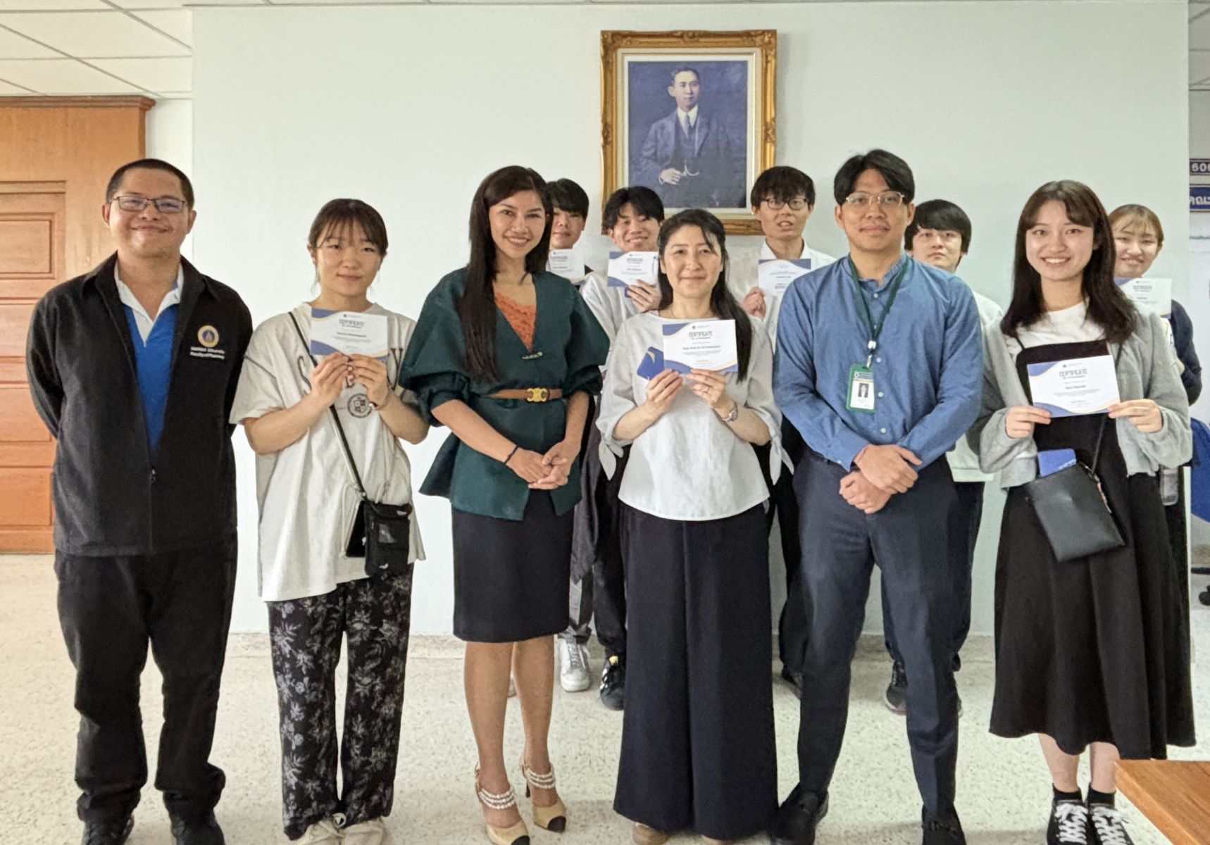 Exit Presentation of Chiba Students