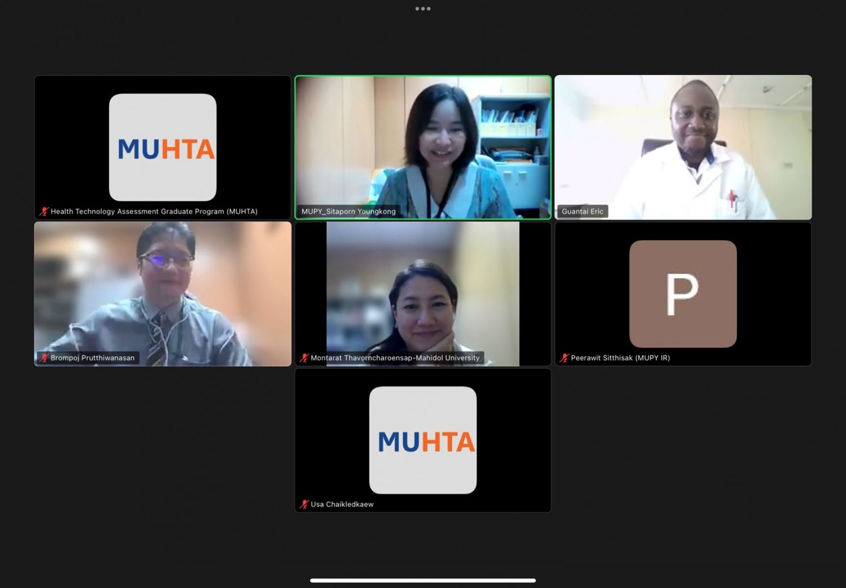 Zoom Meeting with Faculty of Health Sciences, University of Nairobi 