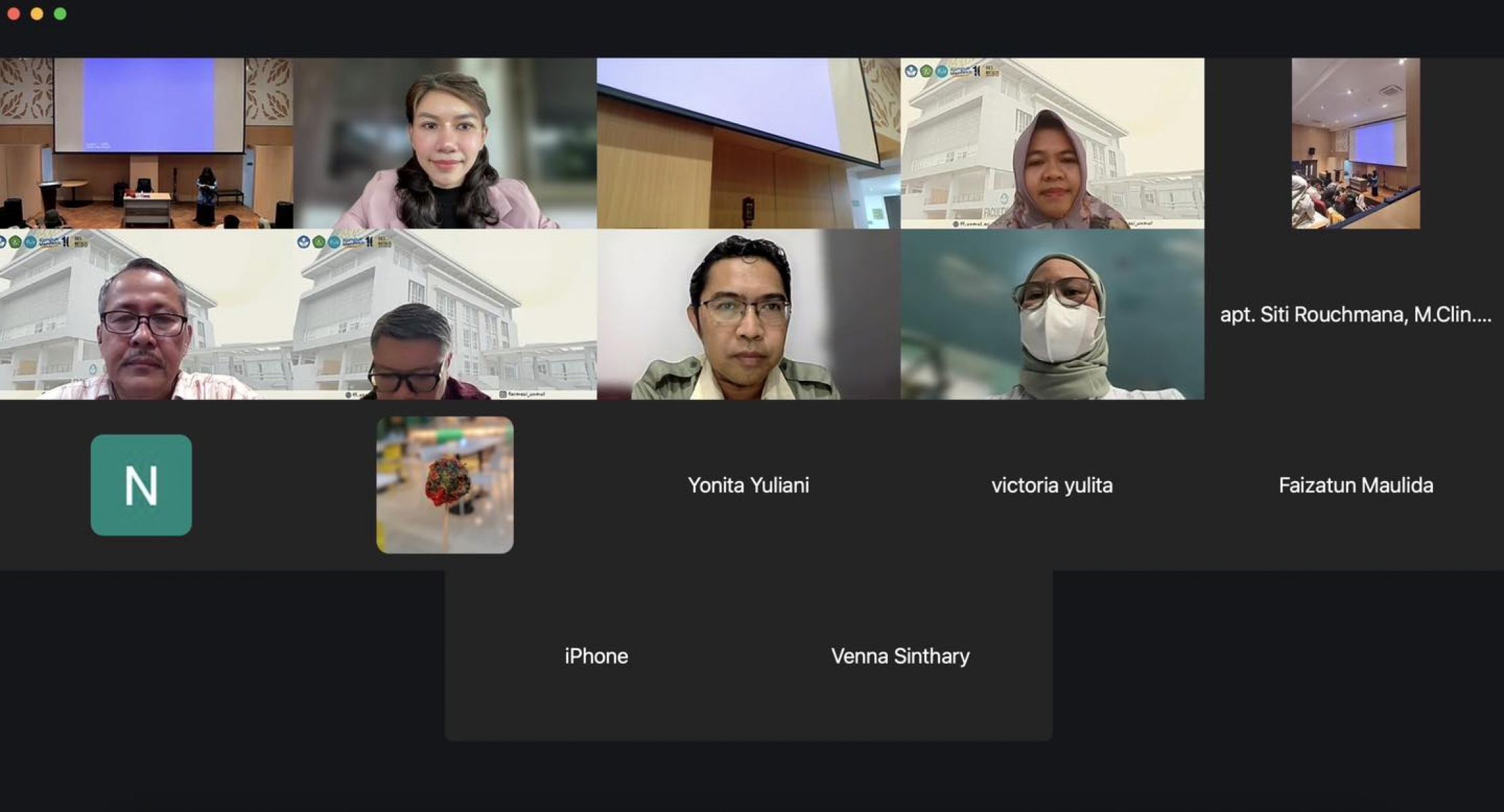 International Pharmacy Webinar of the Faculty of Pharmacy, Mulawarman University