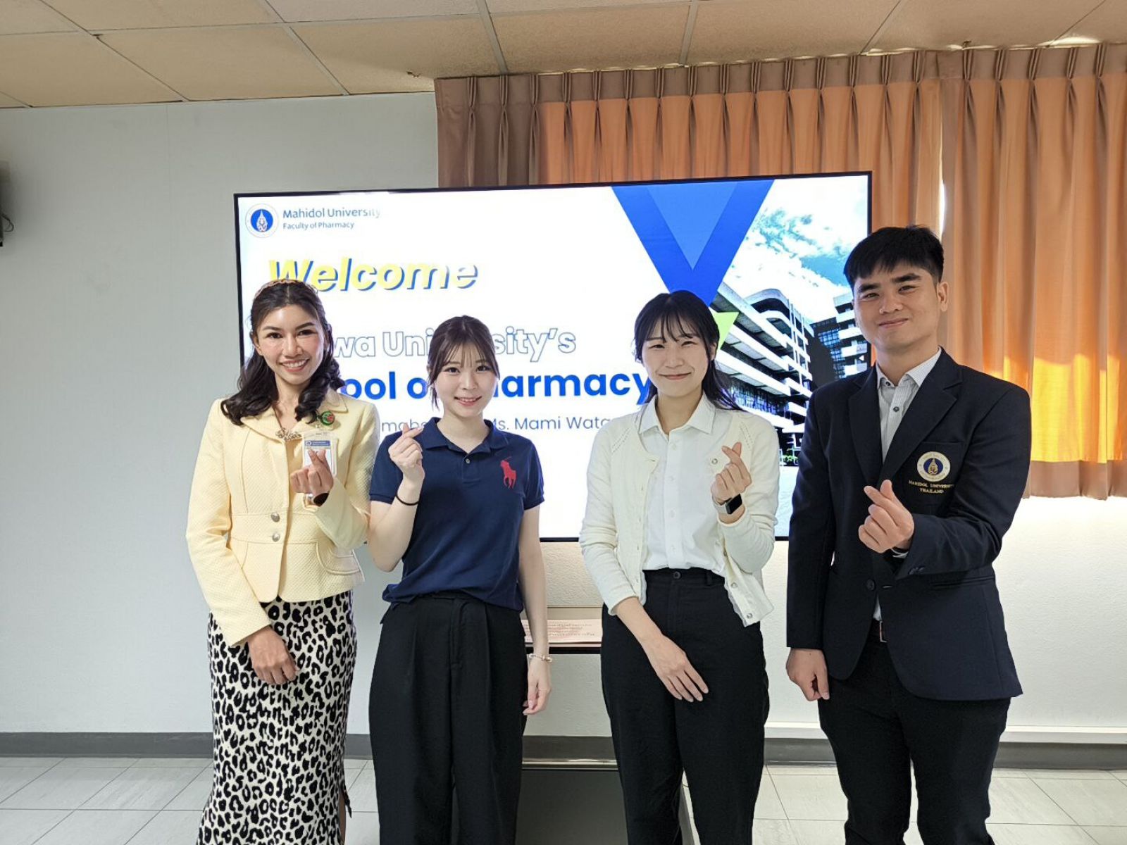 บรรยายนักศึกษาแลกเปลี่ยน School of Pharmacy, Showa University