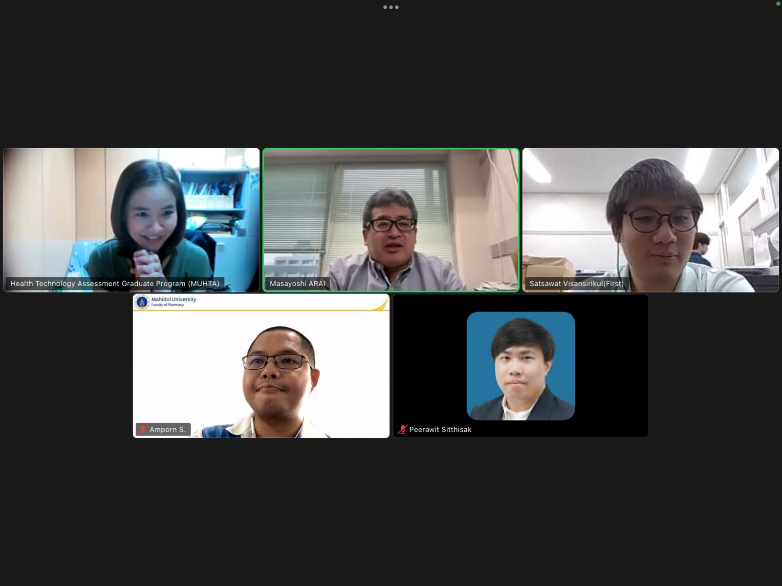 Online Meeting with the Graduate School of Pharmaceutical Sciences, University of Osaka to explore collaborative opportunities