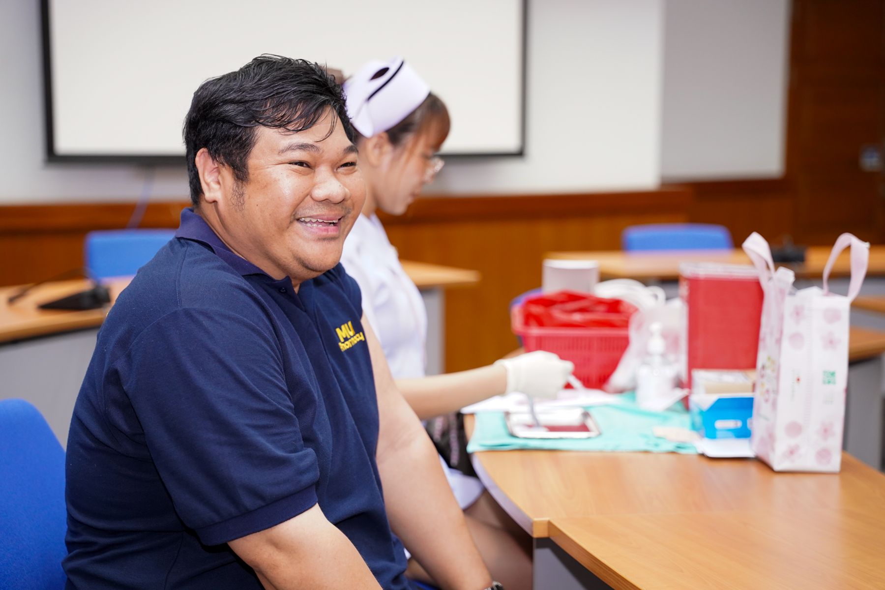 กิจกรรมฉีดวัคซีนป้องกันไข้หวัดใหญ่ 4 สายพันธุ์ ประจำปี 2569