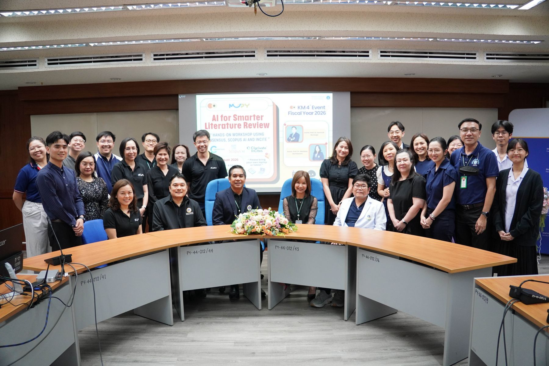 KM ด้านการวิจัย AI for Smarter Literature Review Hands-on workshop using Consensus, Scopus AI and Incite