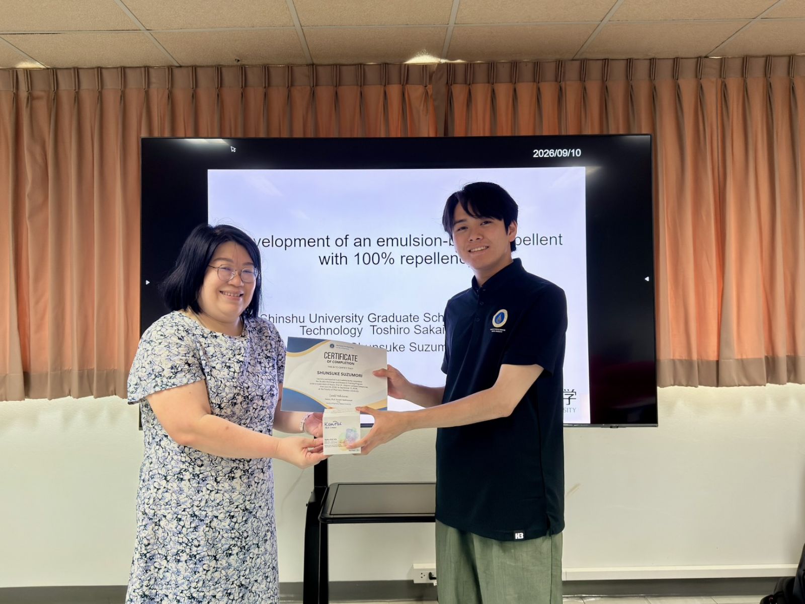 เภสัชมหิดลจัดการนำเสนอผลการเรียนรู้ของนักศึกษา Shinshu University ประจำปี 2569