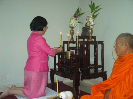 ภาควิชาเภสัชกรรมจัดงานทำบุญภาควิชาเมื่อวันศุกร์ที่ 17 ธันวาคม 2553