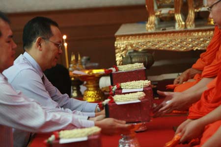 งานทำบุญ อาจารย์ประดิษฐ์ ที่ รพ.สงฆ์