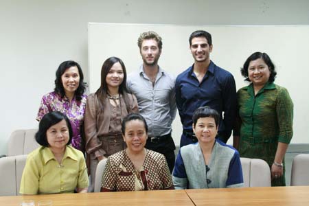 นักศึกษาแลกเปลี่ยนชาวต่างชาติ