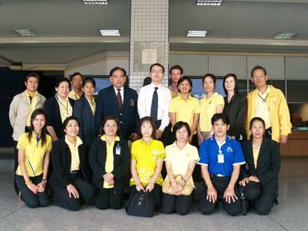 คณะบุคลากรจาก คณะเภสัชศาสตร์  ม.สงขลานครินทร์ ศึกษาดูงานด้านการประกับคุณภาพภายใน 14 ธันวาคม 2550 
ณ คณะเภสัชศาสตร์ ม.มหิดล