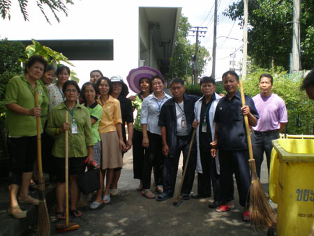 หน่วยอาคารสถานที่ จัดโครงการ “งานกองกลางร่วมแรงร่วมใจให้คณะฯ