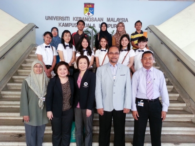 นักศึกษาเภสัชมหิดลเดินทางไปฝึกอบรมและแลกเปลี่ยน ณ Faculty of Pharmacy, Universiti Kebangsaan Malaysia