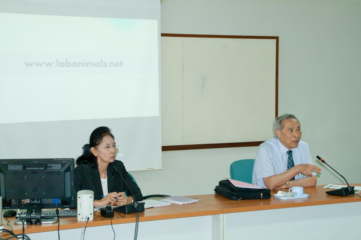 คณะกรรมการกำกับและดูแลการใช้สัตว์ สลช.วช. และผู้วิจัยที่เกี่ยวข้องกับการใช้สัตว์ทดลอง