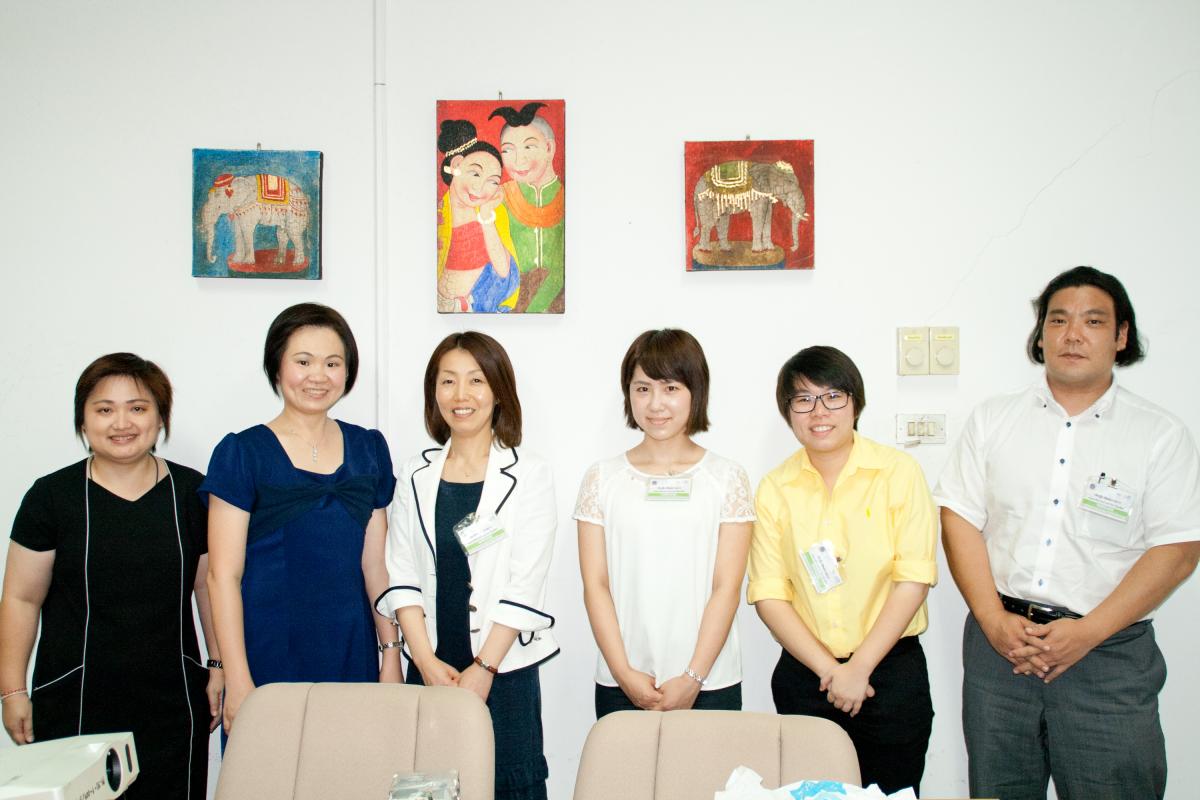 ต้อนรับผู้แทนจาก University of Toyama