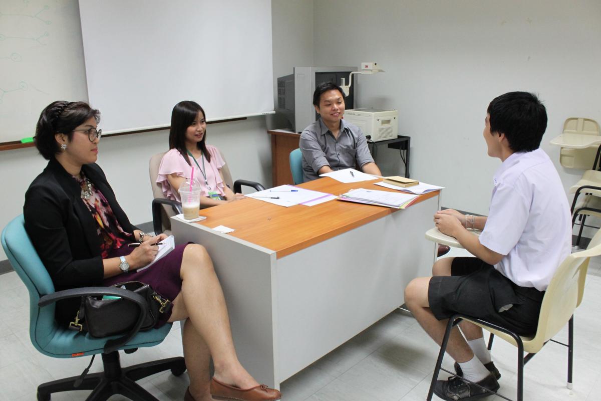 สอบสัมภาษณ์ admission