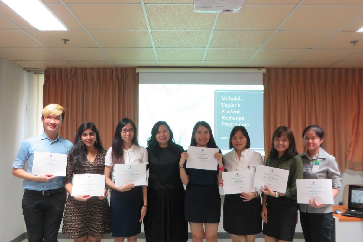  Presentation of Taylor students