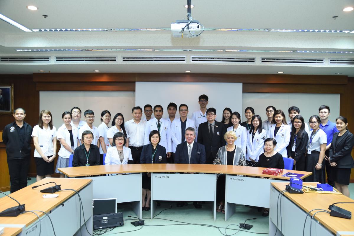 Congratulatory Ceremony Prof. Dr. Richard Allen Hutchinson on receiving An Honorary Doctorate Degree in Pharmacy from Mahidol University