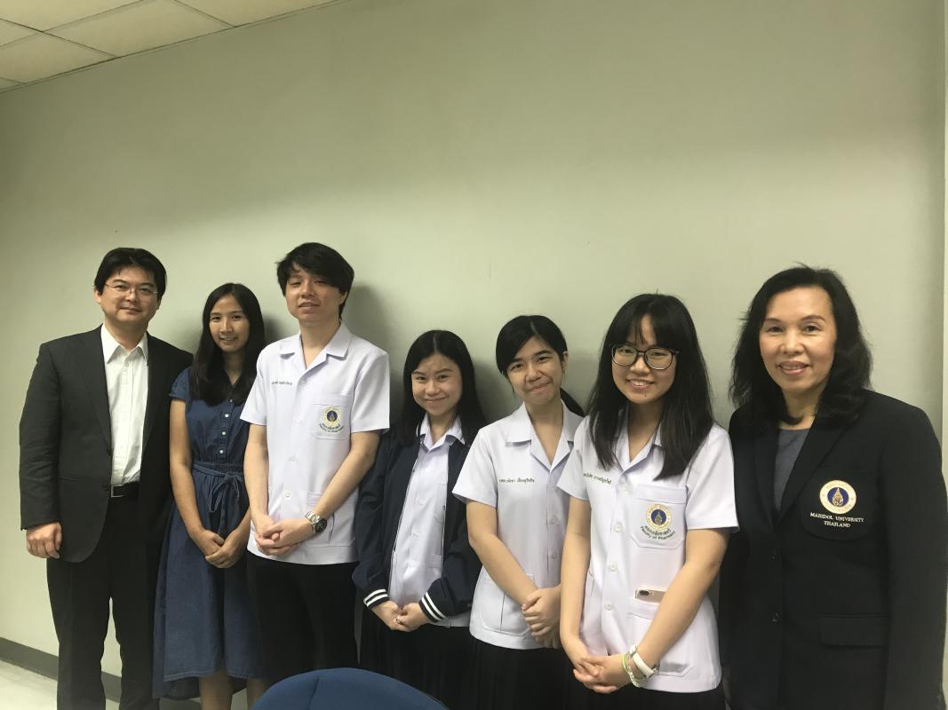 A visit of Kyushu U Delegate