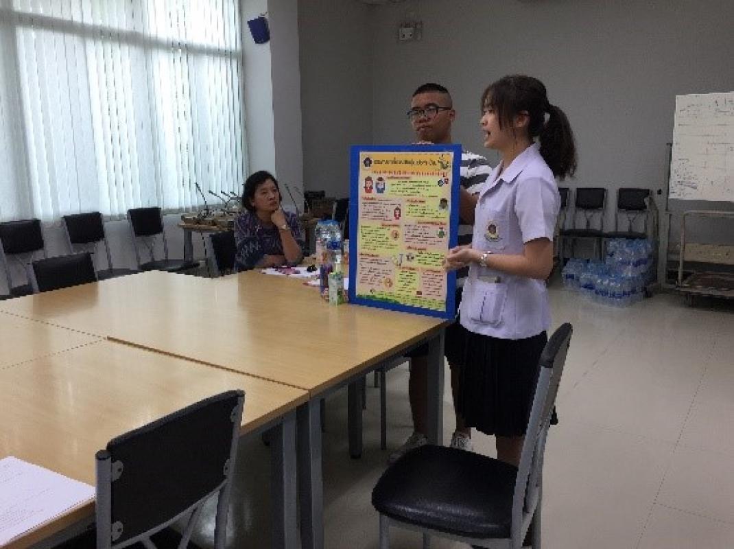 กิจกรรมการให้ความรู้เรื่องหลักการจัดตู้ยาสามัญประจำบ้าน ภายใต้โครงการร้านยาคณะเภสัชฯ มหิดลร่วมใจ ร่วมบริหารตู้ยาชุมชนอย่างปลอดภัย ประจำปี 2562