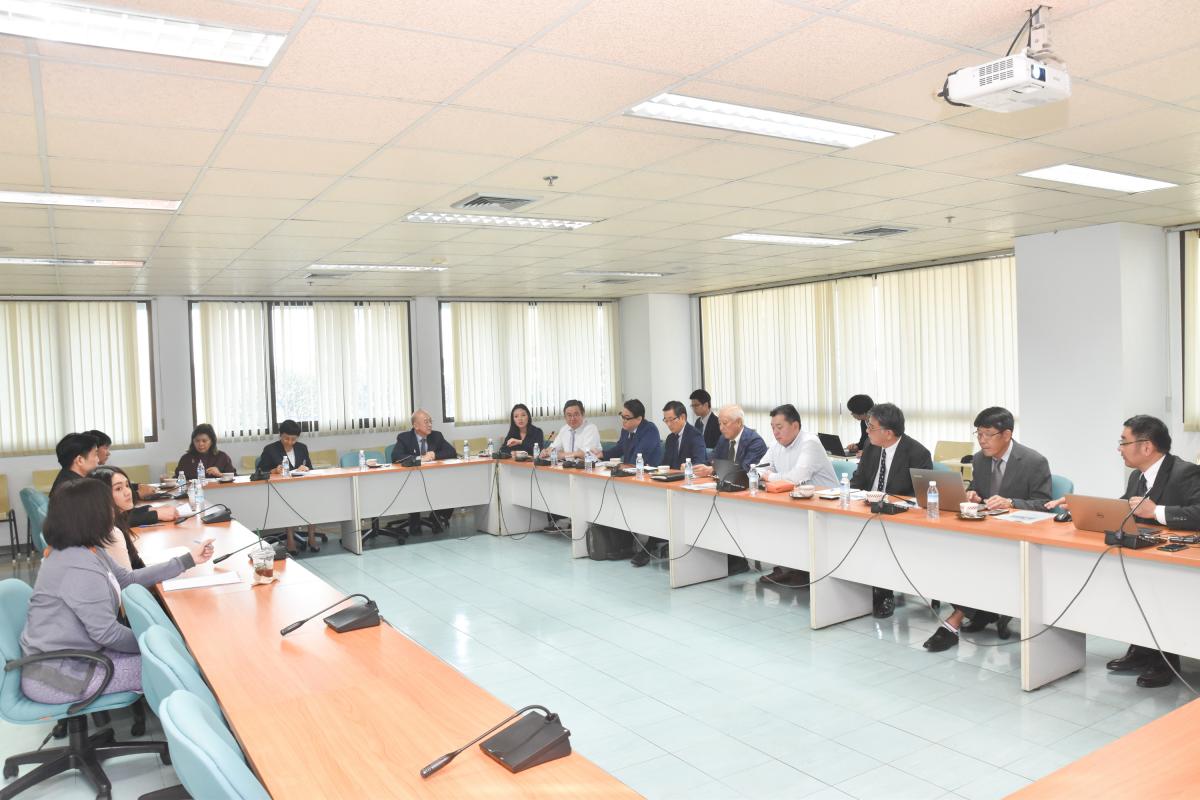 ประชุมคณะกรรมการบริษัทเอ็ม เคลีย ไบโอ รีซอร์ส (MCBC) ซึ่งเป็นความร่วมมือระหว่างมหาวิทยาลัยกับบริษัท CLEA ของญี่ปุ่น