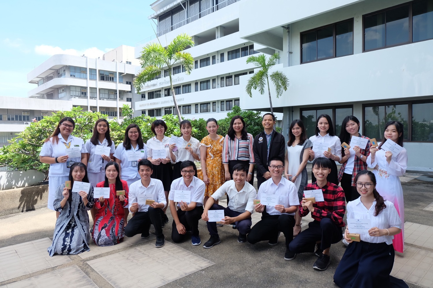 Exit presentation of exchange students