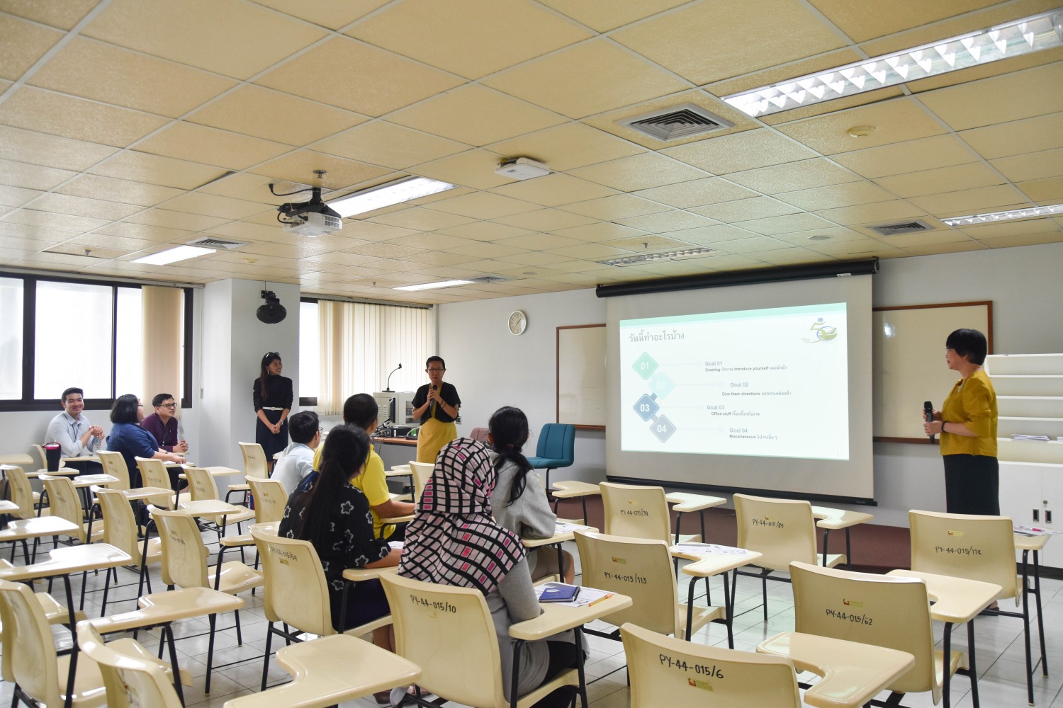 โครงการอบรมภาษาอังกฤษเบื้องต้น (กลุ่มที่ 4) ครั้งที่ 1