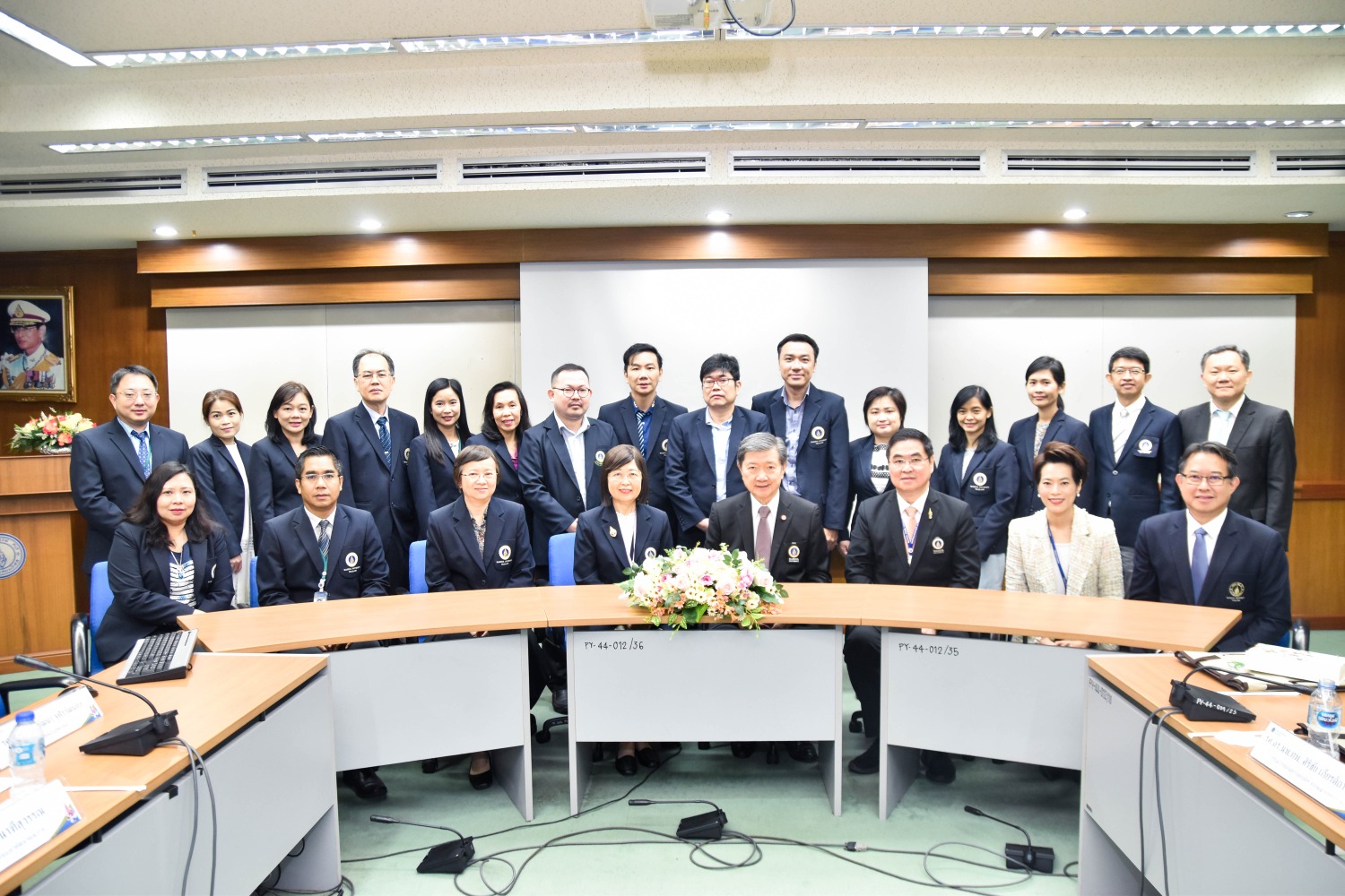ต้อนรับนายกสภามหาวิทยาลัยมหิดล พร้อมด้วยคณะกรรมการสภามหาวิทยาลัยมหิดล ในการเยี่ยมคณะเภสัชศาสตร์
