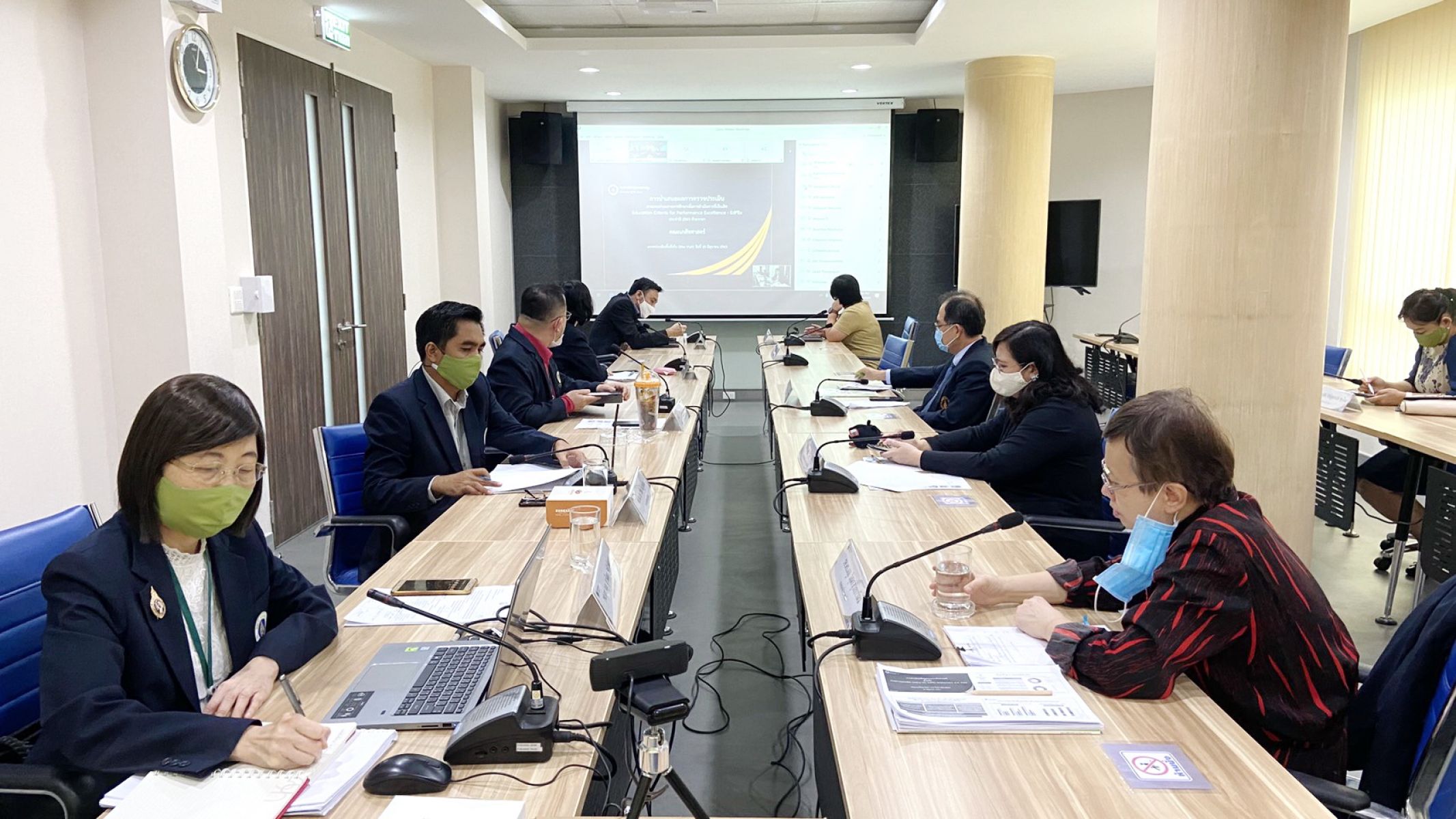 การตรวจประเมินคุณภาพการศึกษาเพื่อการดำเนินการที่เป็นเลิศ (EdPEx) ประจำปี 2563 ในรูปแบบ Online MU EdPEx Assessment