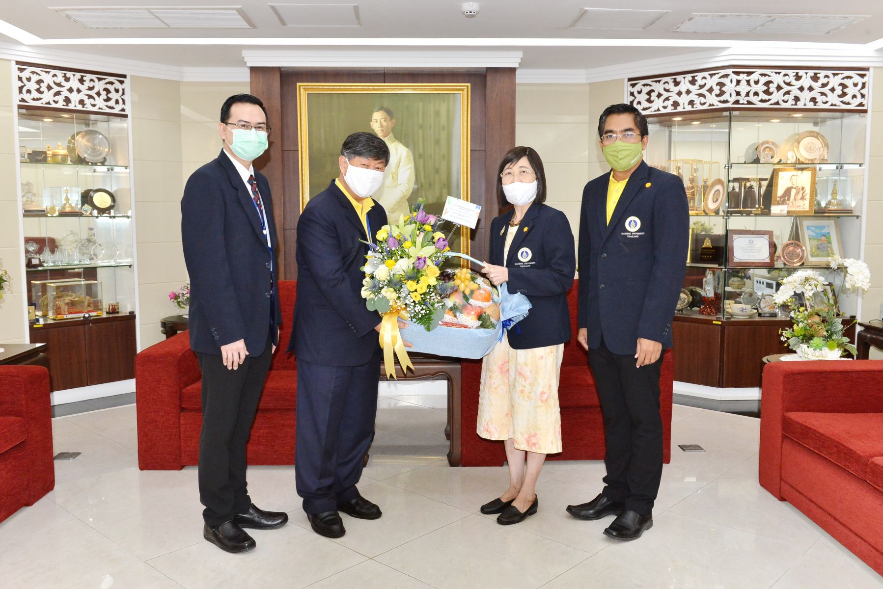 แสดงความยินดีแด่อธิการบดีมหาวิทยาลัยมหิดล