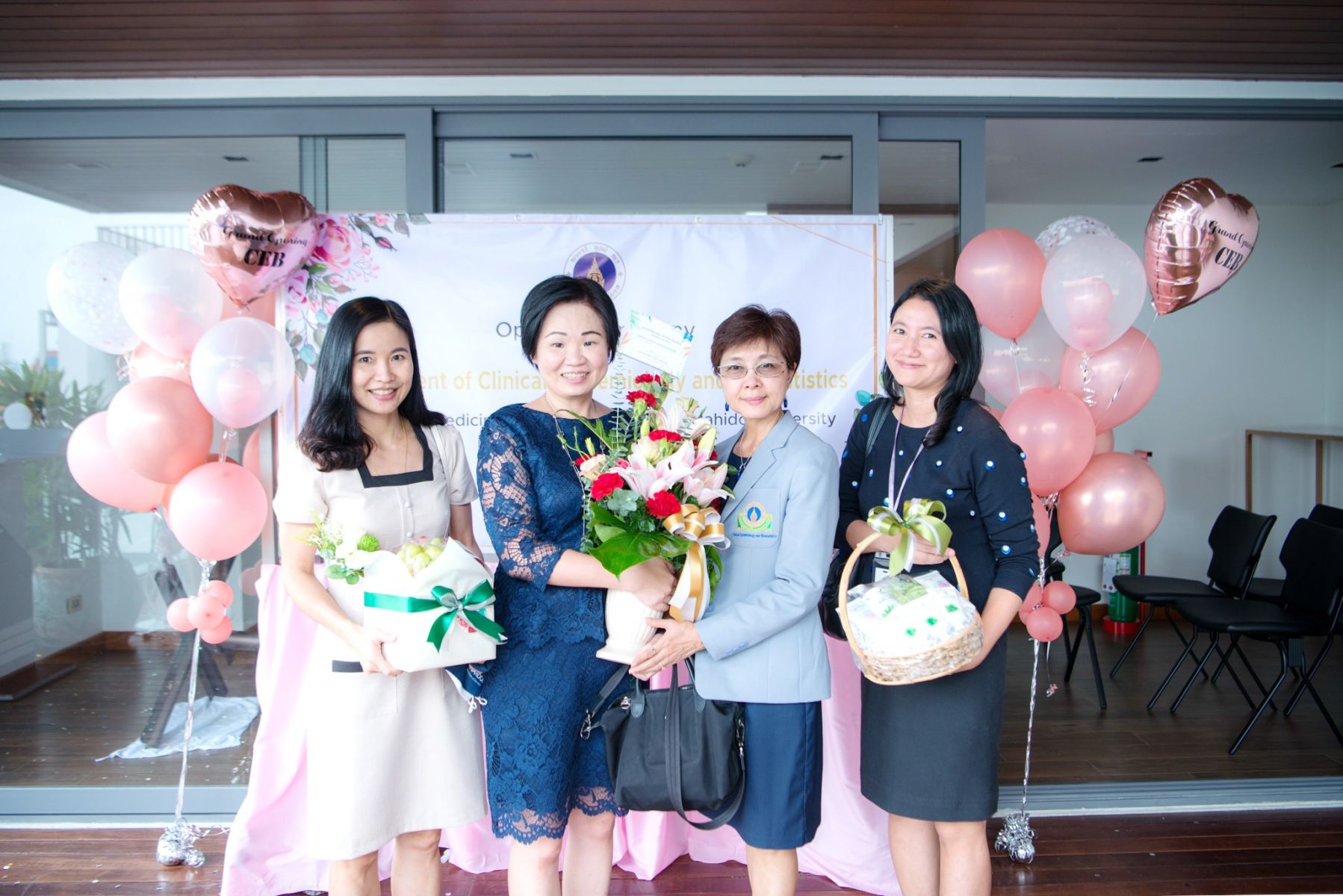 แสดงความยินดีกับภาควิชาระบาดวิทยาคลินิกและชีวสถิติ 
