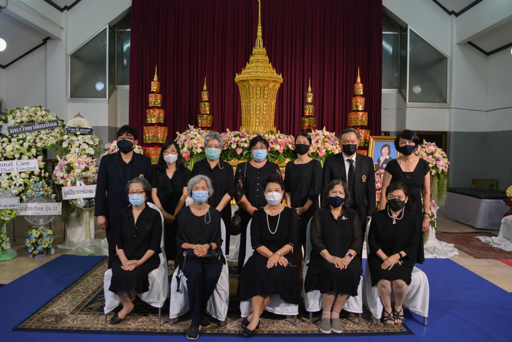 พิธีสวดพระอภิธรรม รศ.ภญ.สุวัฒนา จุฬาวัฒนทล ณ วันที่ 10 เมษายน พ.ศ. 2564